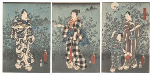 <strong>Toyokuni III</strong><br>Snow, Moon, and Flowers
