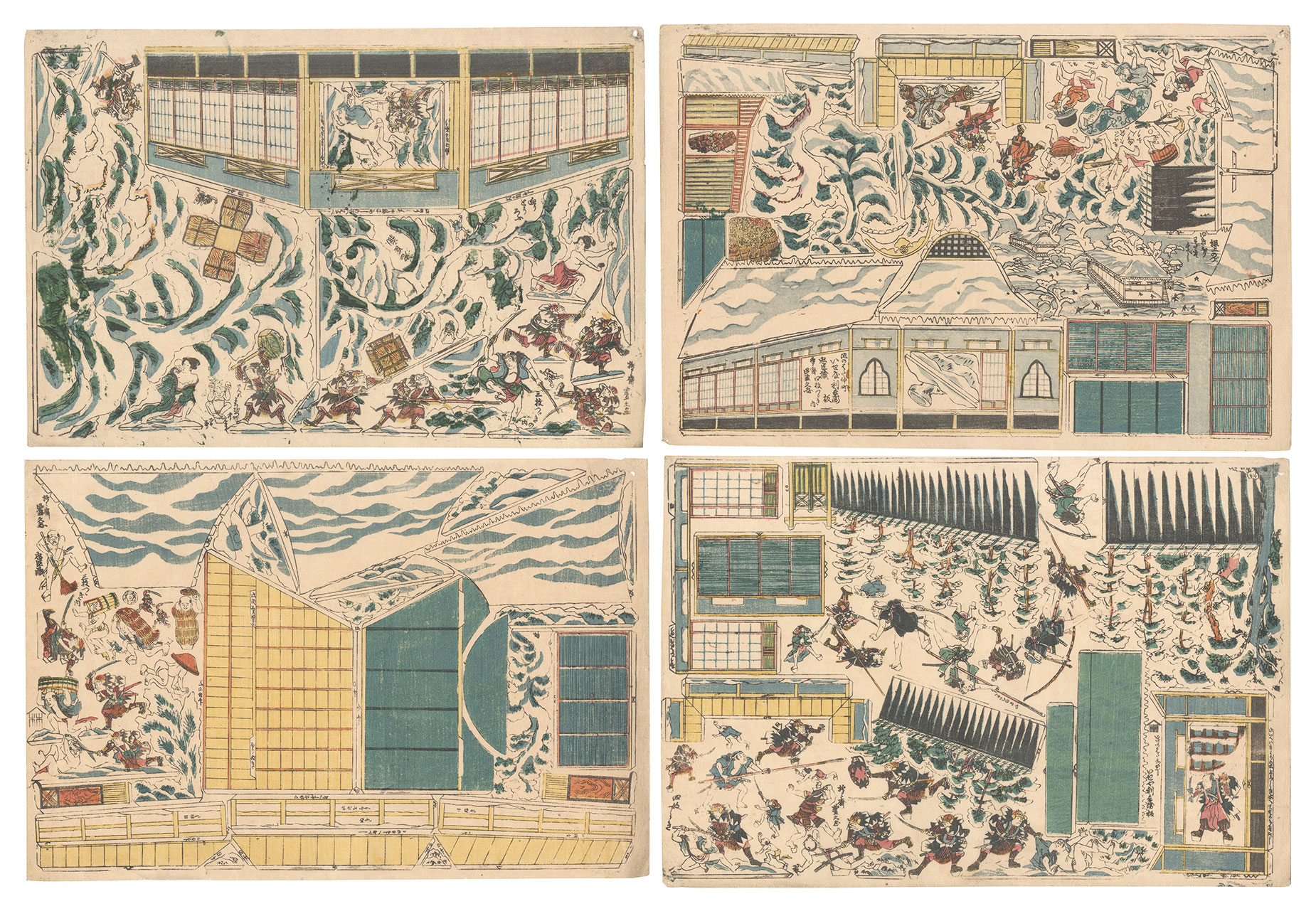 Toyohisa “Kumiage-e: The Storehouse of Loyal Retainers”