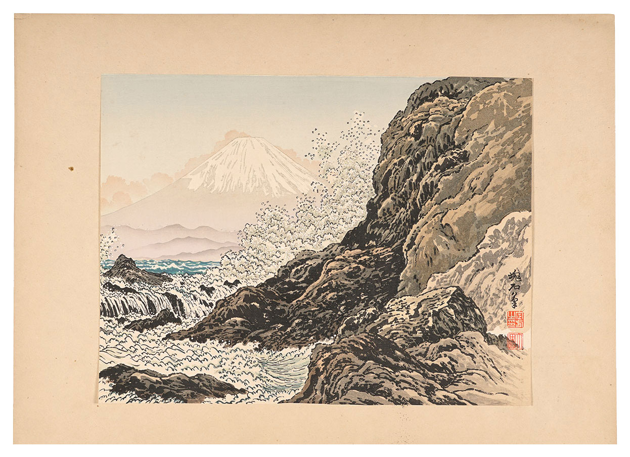 Jokata Kaiseki “Chigogafuchi in Enoshima and Mount Fuji”