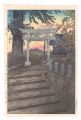 Evening Sky at Suwa Shrine, Ni......