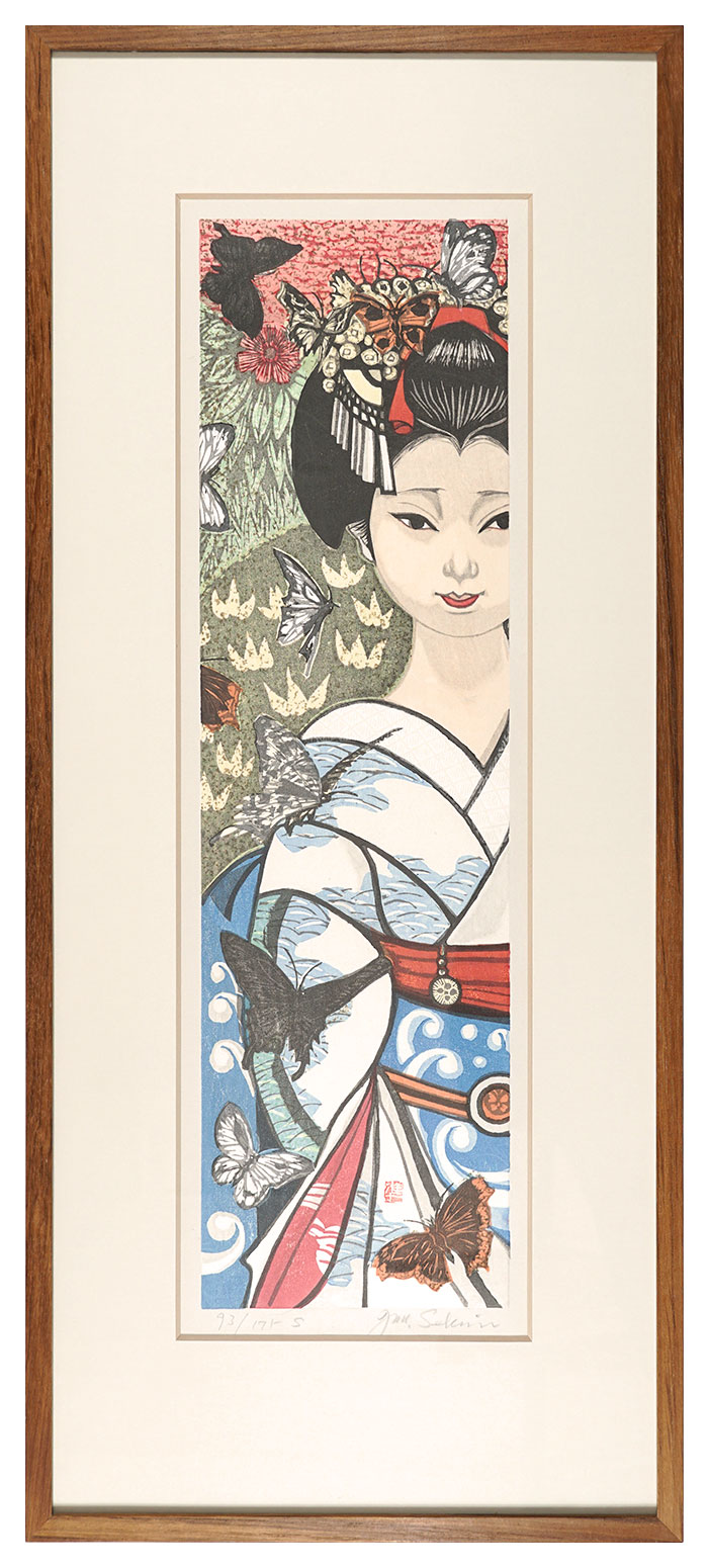 Sekino Junichiro “Twelve Months of Maiko / April: Butterfly”