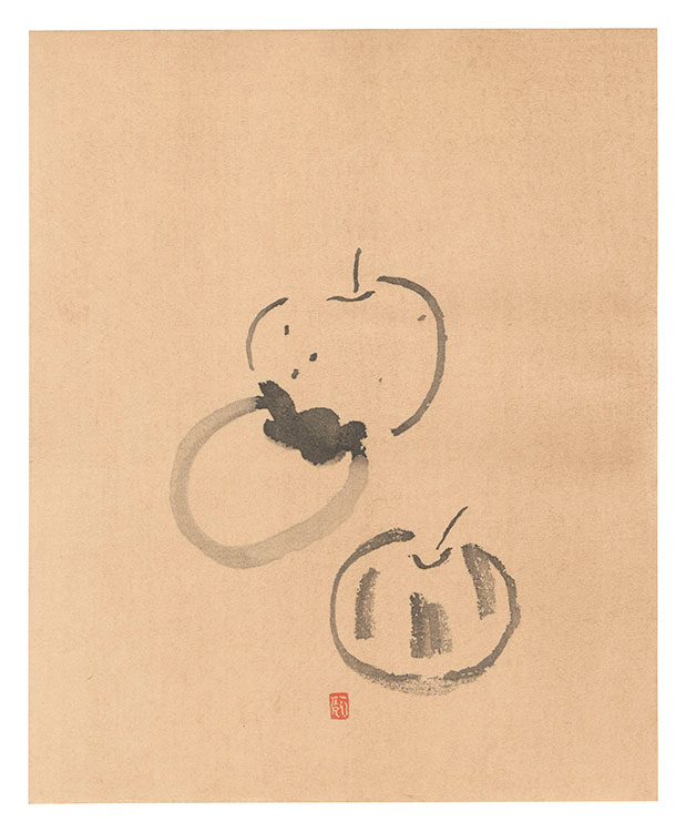 坂本繁二郎「果物（仮題）」