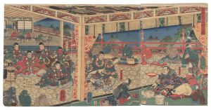 芳員「源頼光大江山入之図」