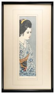 舞妓十二ヶ月より　朝顔　／　関野凖一郎