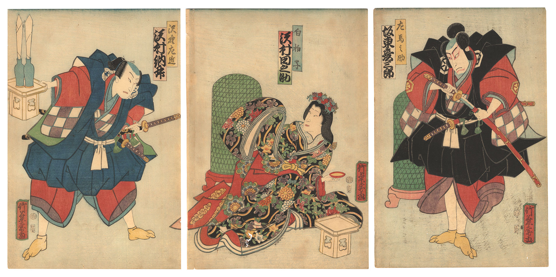 Chikuyodo “Kabuki Play: Wakaki no Hana Shiki no Furigoto”