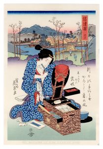 Eisen / Tokaido Beauties / Numazu【Reproduction】 [美人東海道　沼津宿【復刻版】]
