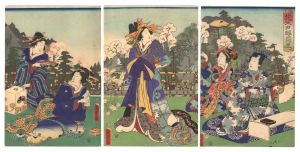 花遊由縁四阿屋　／　国貞二代