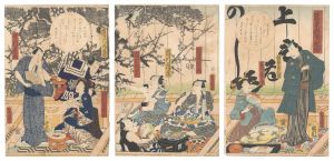 豊国三代「繁栄戯場見物」