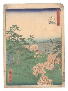 江戸名所四十八景　十三 飛鳥山花見　／　広重二代