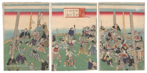 榊原撃剣会興行之図