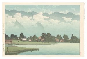 Lake Kizaki, Shinshu / Kawase Hasui