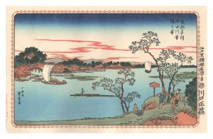 東都名所　隅田川葉桜之景【復刻版】