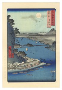 六十余州名所図会　近江 琵琶湖 石山寺【復刻版】
