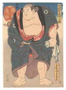 <strong>Toyokuni III</strong><br>Prosperous Sumo Wrestling: Tam......