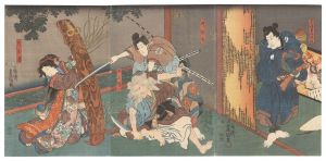 Kabuki Play: Kotoba no Hana Momiji no Yozakari / Toyokuni III