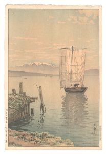 土屋光逸「比良の暮色」