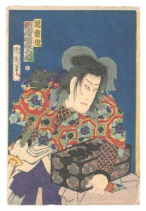 国周「三国一山曽我鏡」