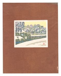 橋本興家「雪の彦根城」