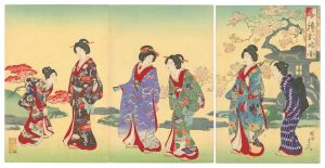 周延「女礼式略図」