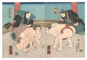 <strong>Kunisada I</strong><br>Sumo-e