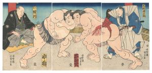 相撲絵　／　国貞初代