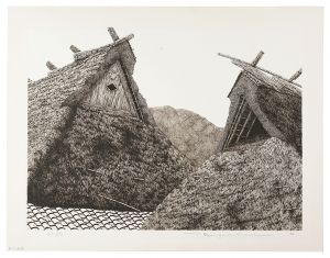 美山の屋根　／　田中良平