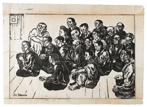 供米の話を聞く。　／　上野誠