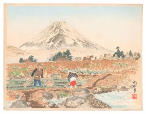 Sano Village and Mount Fuji / Jokata Kaiseki