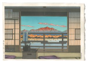 Kawase Hasui / Morning at the Hot-spring Resort in Arayu, Shiobara
