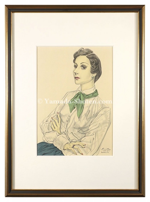 Fujita Tsuguharu (Leonard Foujita) “Portrait of Mrs. Conchita Montes”