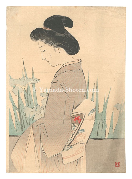 梶田半古「木版口絵」