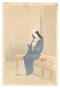 今古風俗百美人　第八輯 其三　／　湯川松堂