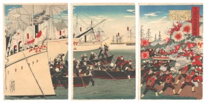 The Japanese Fleet Attacks on Weihaiwei / Unknown