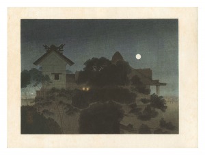 湯島夜景 / 小村雪岱