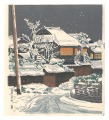 A Snowy Evening in Kyoto