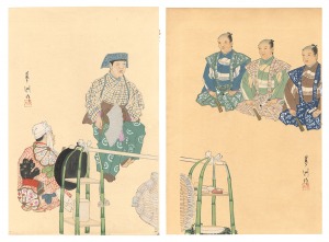 One Hundred Roles by Kyogen-ga / Kurikuma-shinmei / Yamaguchi Ryoshu