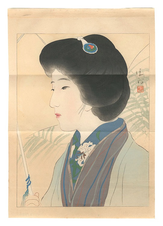 Kaburaki Kiyokata “Kuchi-e Print”