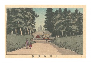 東京真画名所図解　上野御霊屋　／　安治（探景）