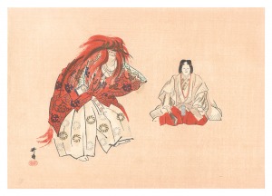 A Great Mirror of Noh Pictures / Uchitomode / Tsukioka Kogyo