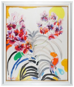 Orchid and Bird / Takama Soshichi
