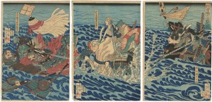 川中島大合戦之図 ／ 芳年