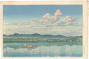 東海道風景選集　浜名湖 ／ 川瀬巴水